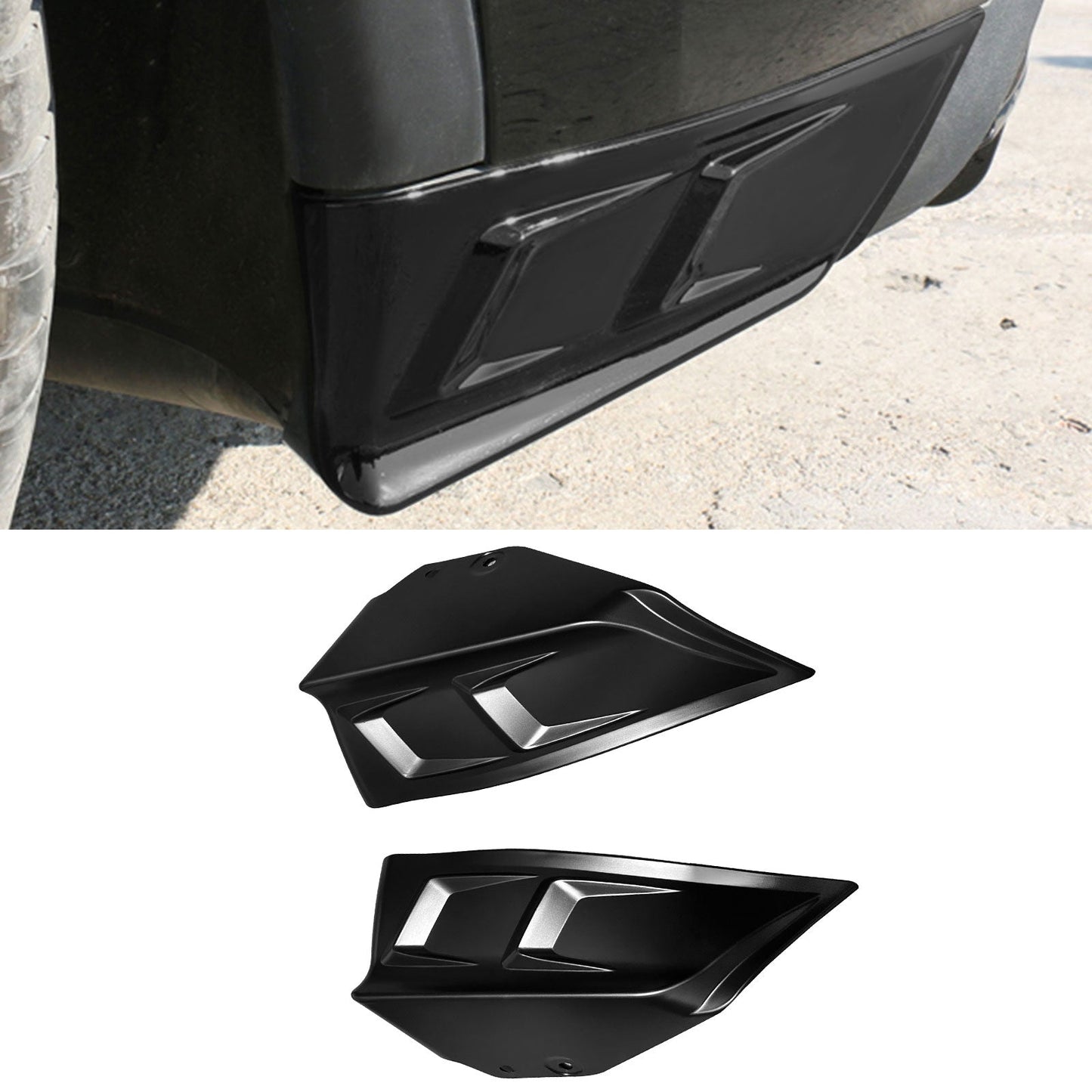 2020-2024 Tesla Model Y All Models Rear Splitter Aprons PP