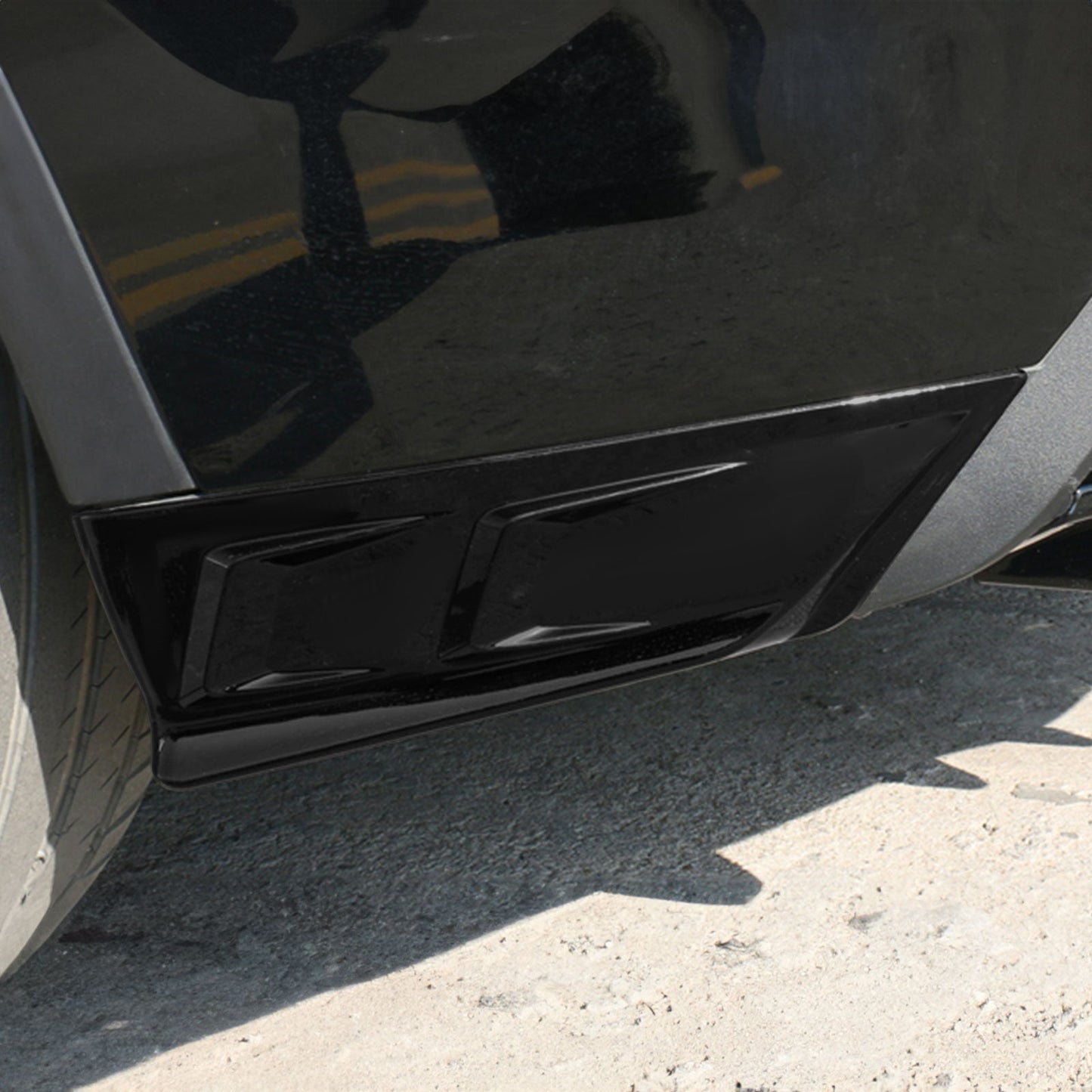 2020-2024 Tesla Model Y All Models Rear Splitter Aprons PP