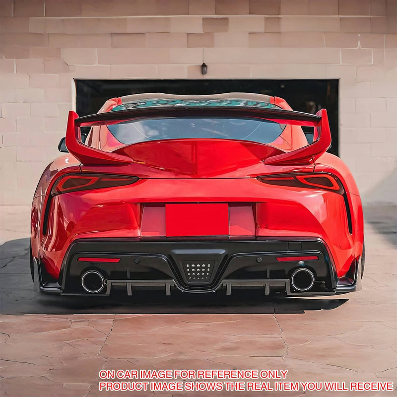 2020-2025 Toyota GR Supra Rear Bumper Splitters AG Carbon Fiber Print