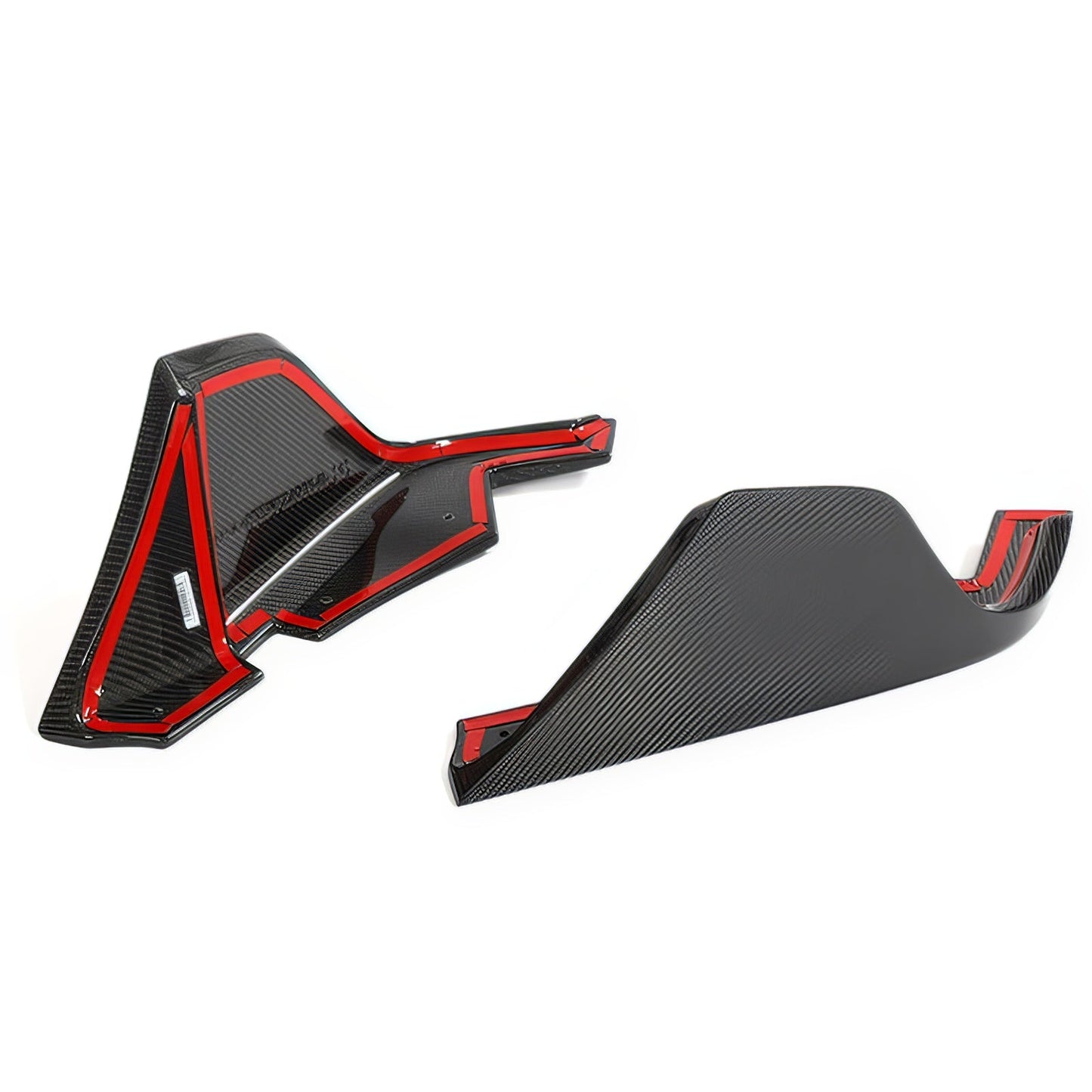 2020-2025 Toyota GR Supra A90 AG Style Rear Aprons Gloss Carbon Fiber