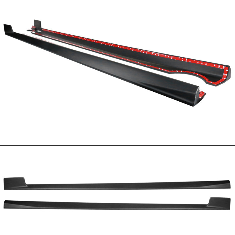 2019-2023 BMW G07 X7 M Sport Primer Side Skirts Lip Extension Pair ABS
