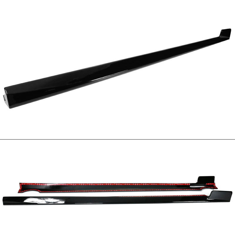 2019-2023 BMW G07 X7 M Sport Gloss Black Side Skirt Extension Pair ABS