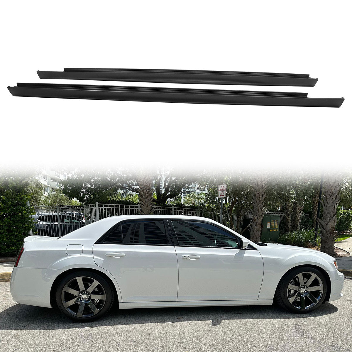 2011-2023 Chrysler 300 SRT8 Style Add On Rocker Panel Unpainted PP