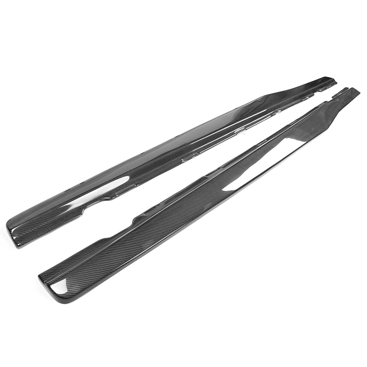 2010-2015 Chevy Camaro IKON Side Skirts Rocker Pannel Carbon Fiber