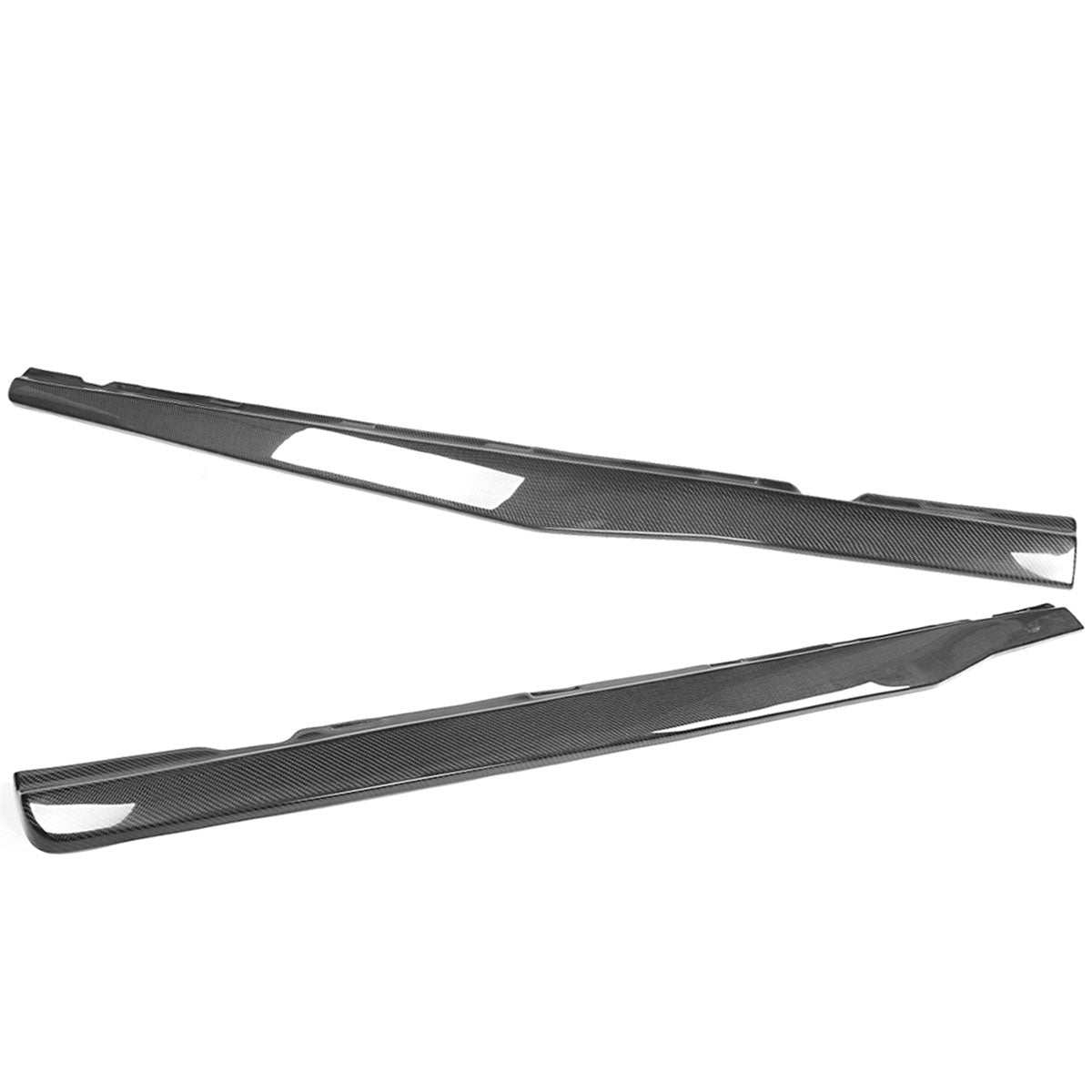 2010-2015 Chevy Camaro IKON Side Skirts Rocker Pannel Carbon Fiber