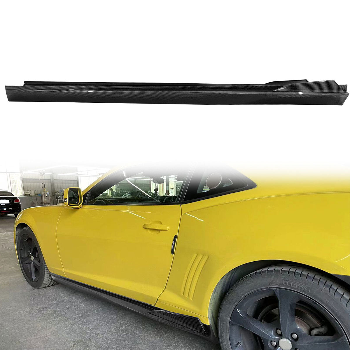 2010-2015 Chevy Camaro IKON V2 Style Side Skirts Panel PP