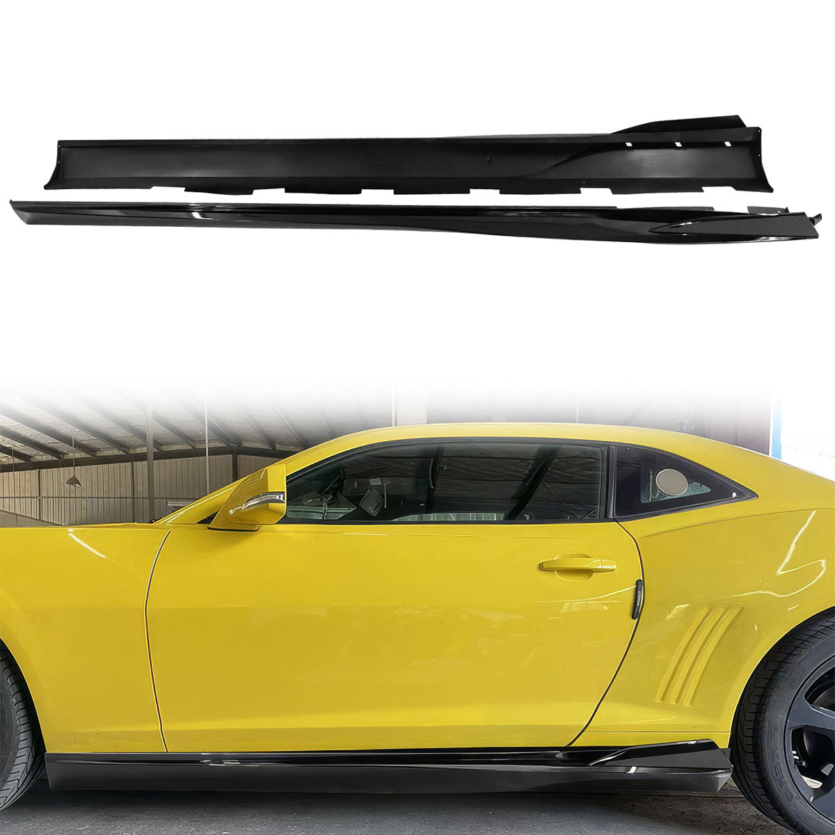 2010-2015 Chevy Camaro IKON V2 Style Side Skirts Panel PP