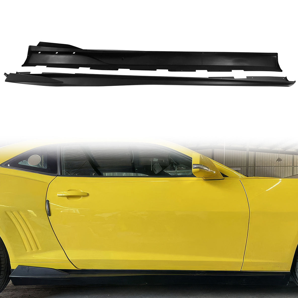 2010-2015 Chevy Camaro IKON V2 Style Side Skirts Panel PP