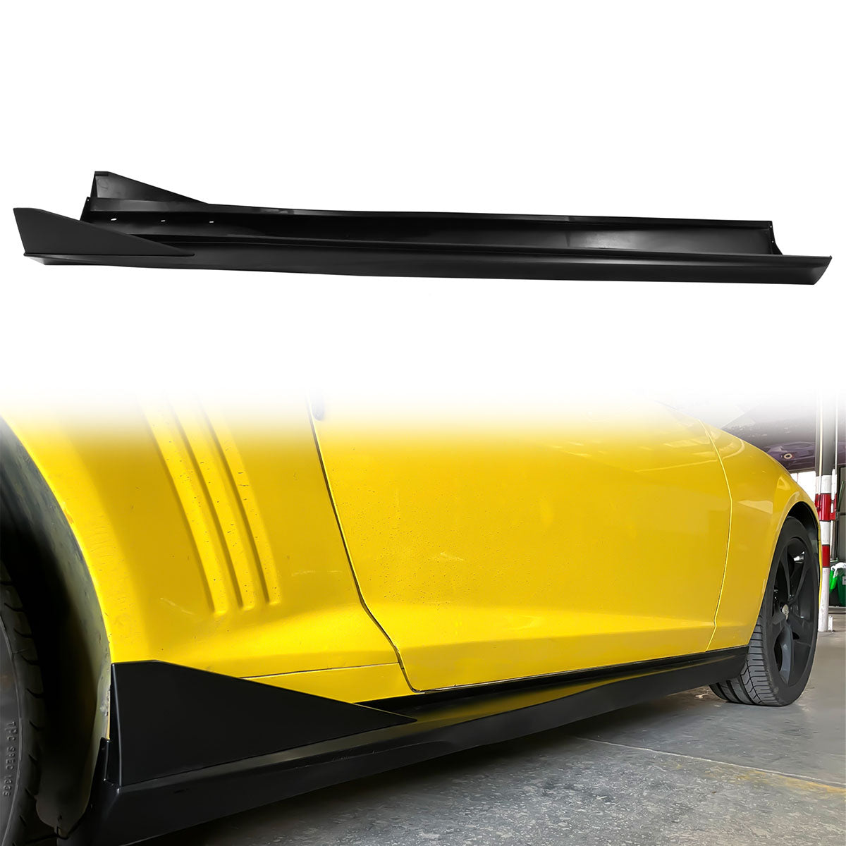 2010-2015 Chevy Camaro IKON V3 Style Add On Side Skirts Panel PP