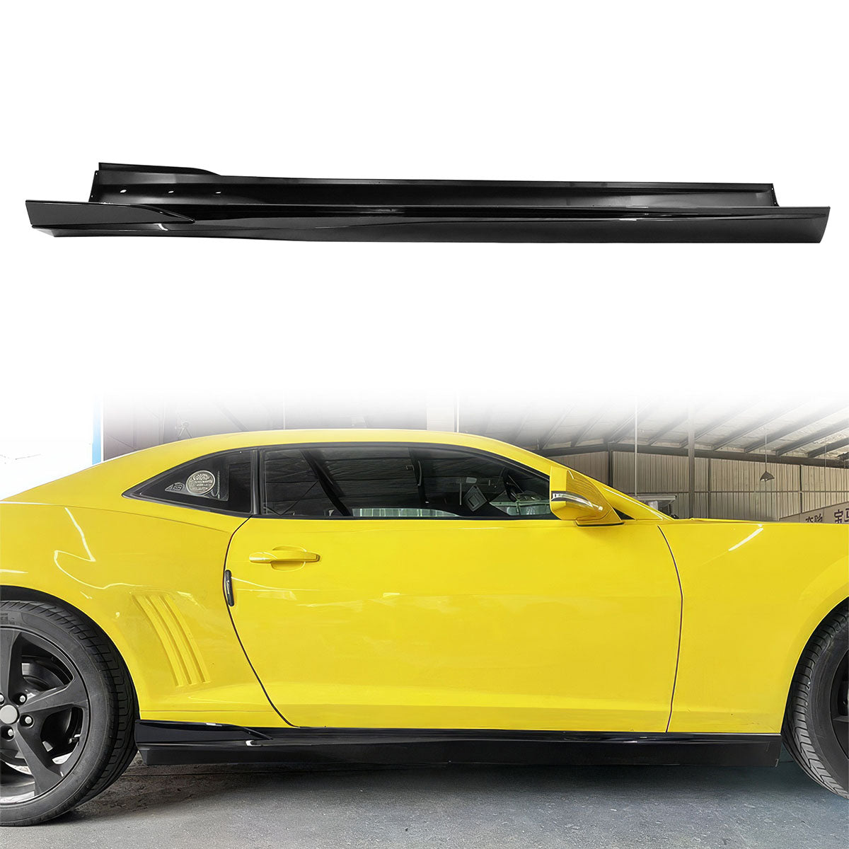 2010-2015 Chevy Camaro Rocker Style Add On Side Skirts Panel PP
