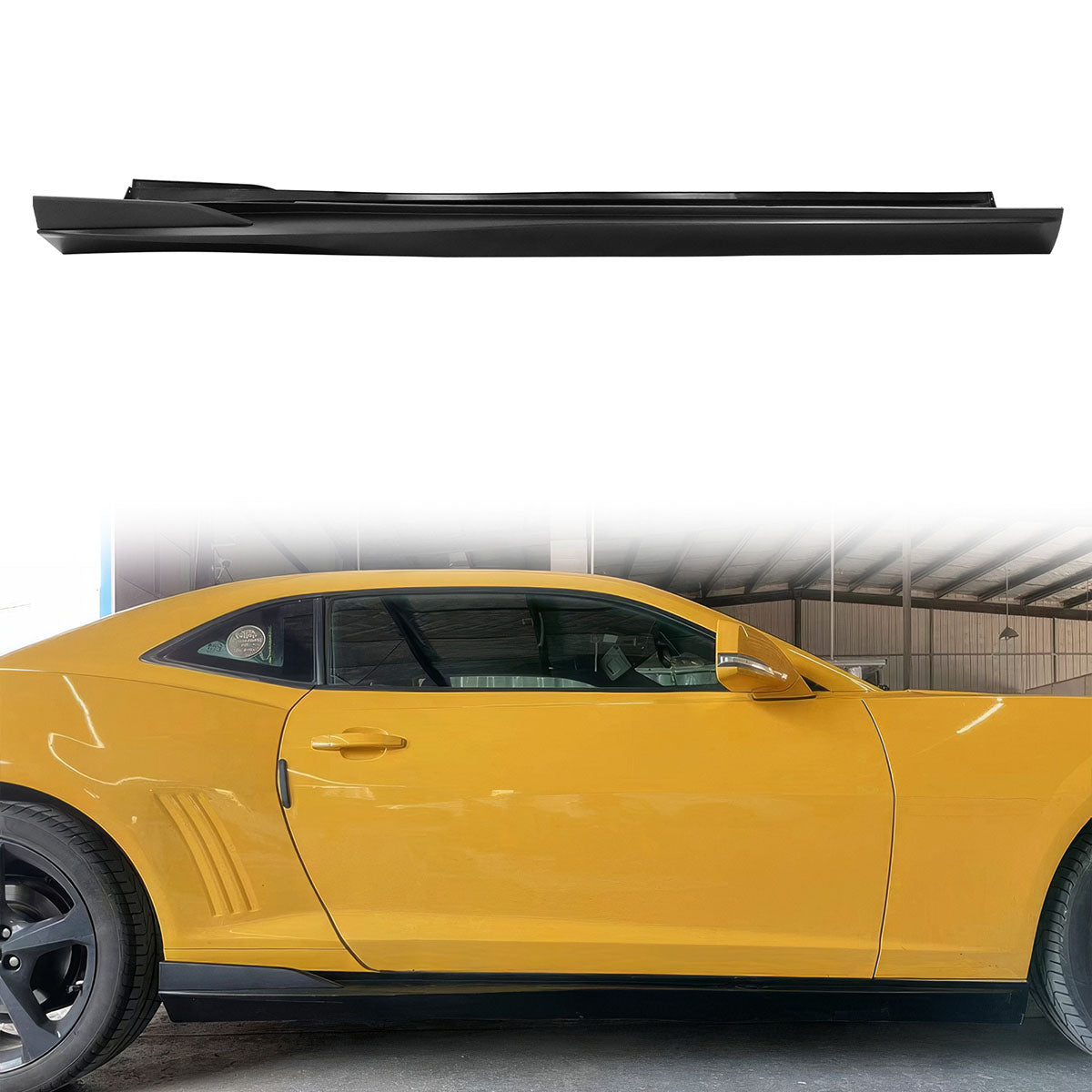 2010-2015 Chevy Camaro Rocker Style Add On Side Skirts Panel PP