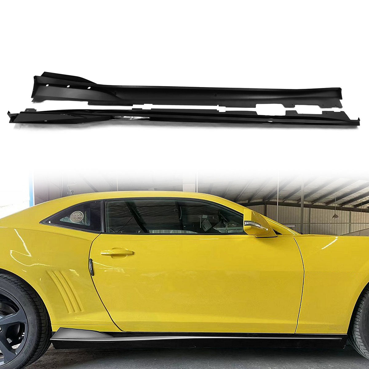 2016-2024 Chevy Camaro Ikon Style Side Skirts Rocker Panel PP