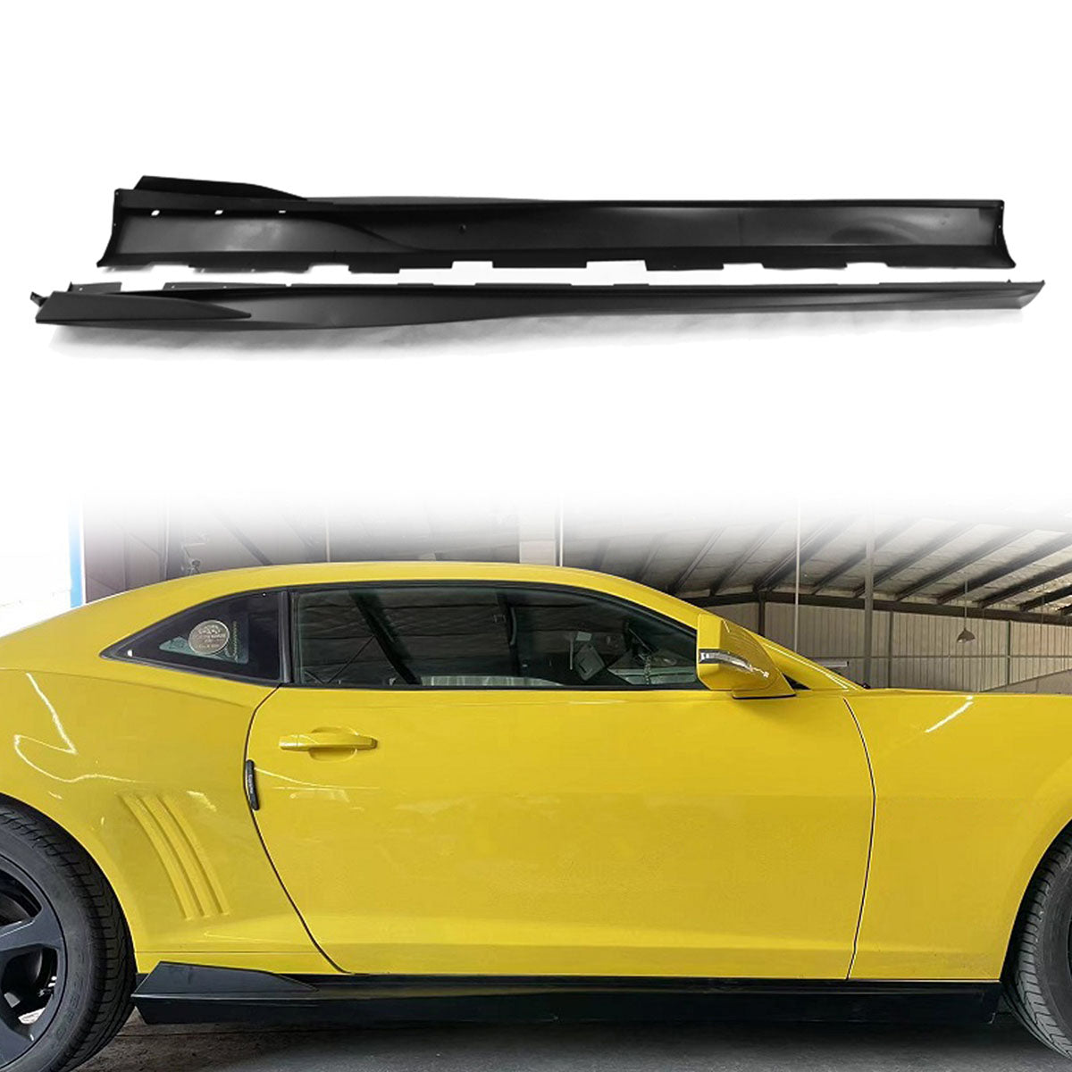 2016-2024 Chevy Camaro Ikon Style Side Skirts Rocker Panel PP