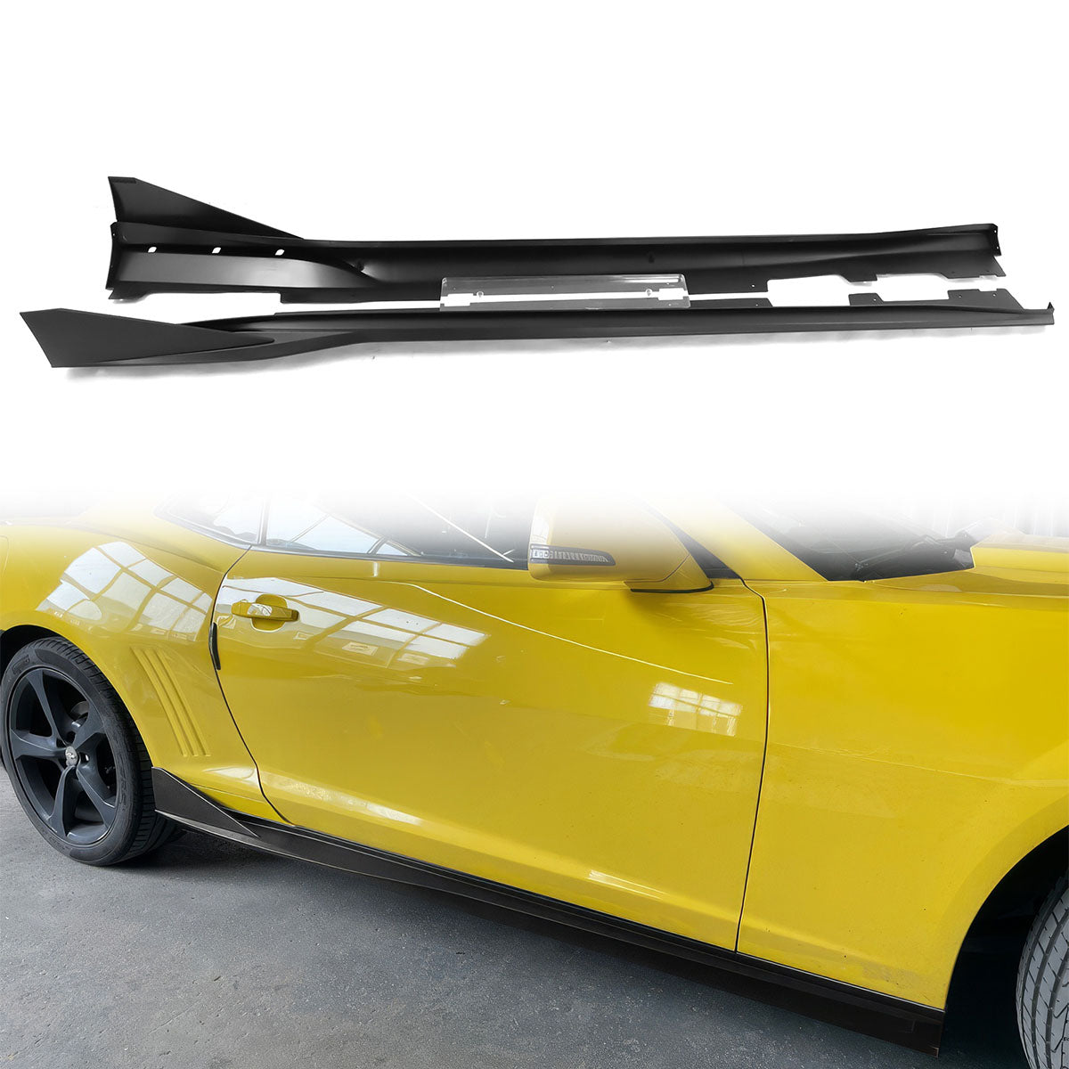 2016-2024 Chevy Camaro Ikon Style Side Skirts Rocker Panel PP
