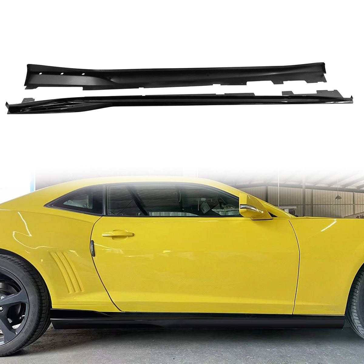 2016-2024 Chevy Camaro Ikon Style Side Skirts Rocker Panel PP