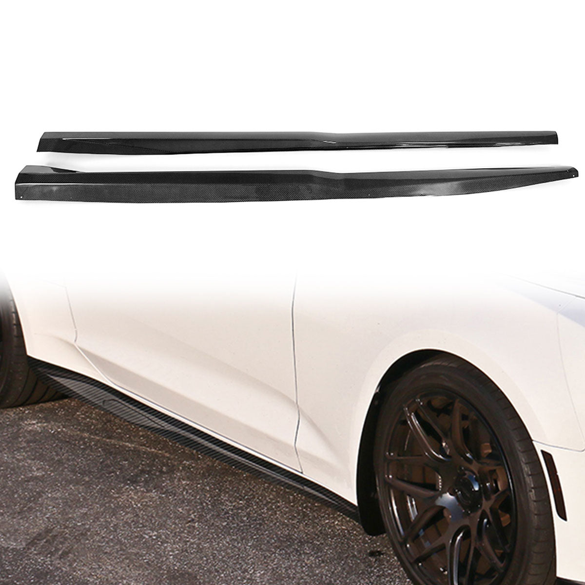 2016-2024 Chevrolet Camaro ZL1 Style Side Skirt Extension Panel