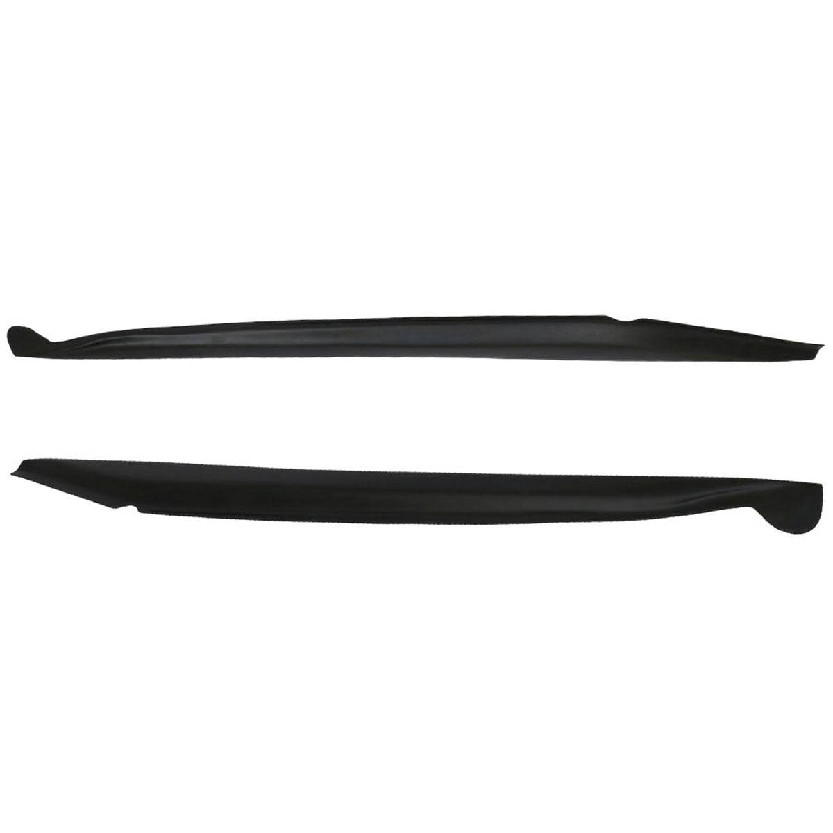 2014-2019 Chevy Corvette C7 Stingray Unpainted Black Side Skirts PU