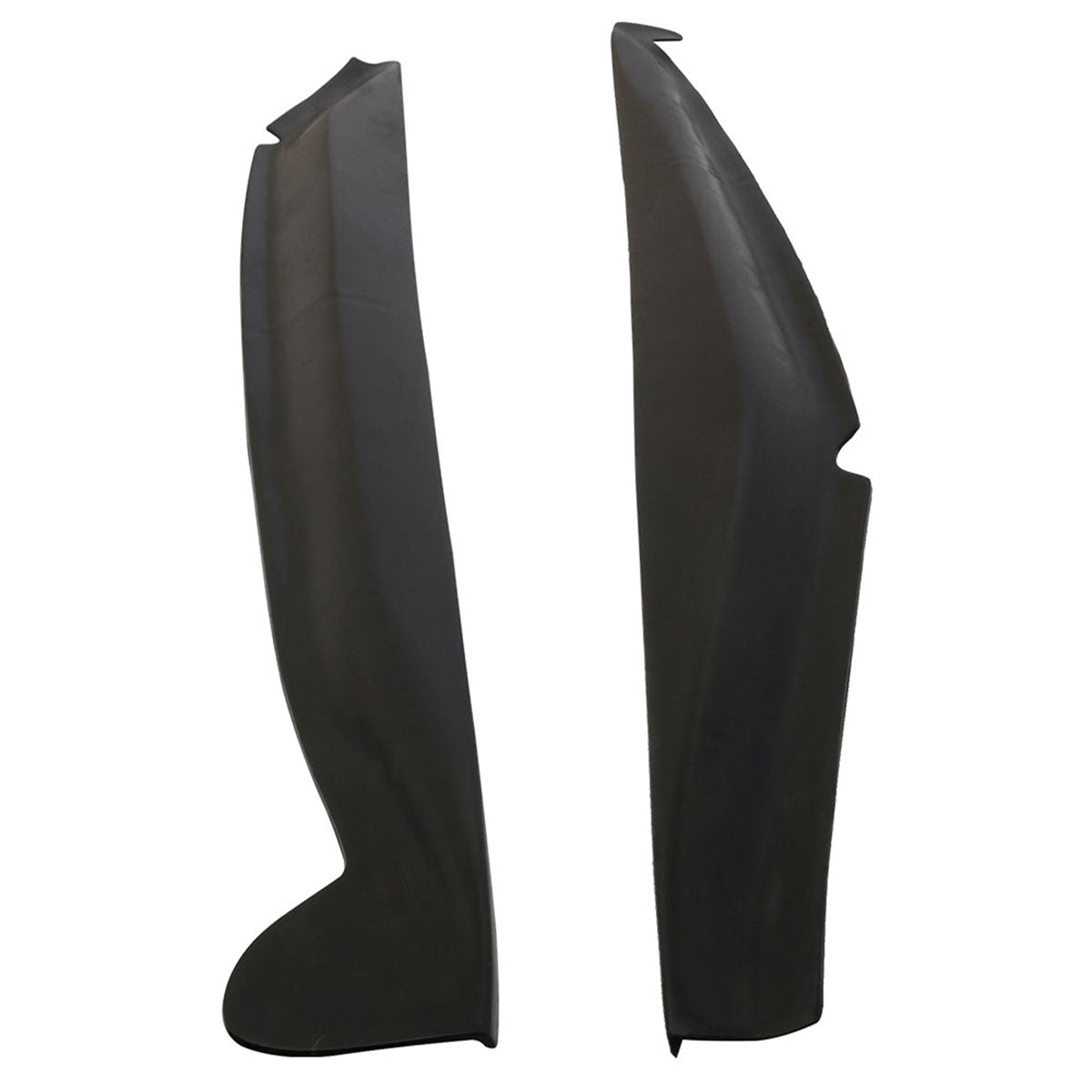 2014-2019 Chevy Corvette C7 Stingray Unpainted Black Side Skirts PU