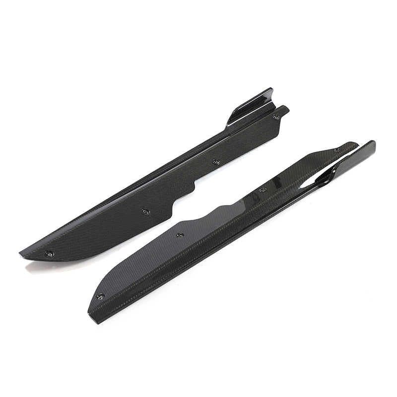 2020-2025 Chevy Corvette C8 IKON Style Carbon Fiber CF Side Skirts 2PC