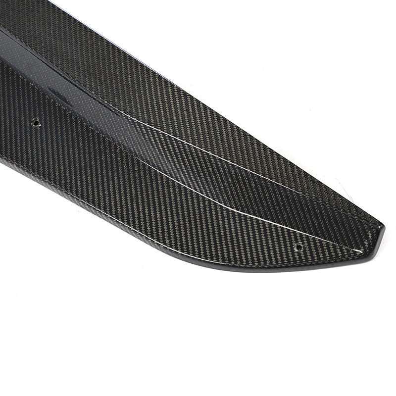 2020-2025 Chevy Corvette C8 IKON Style Carbon Fiber CF Side Skirts 2PC