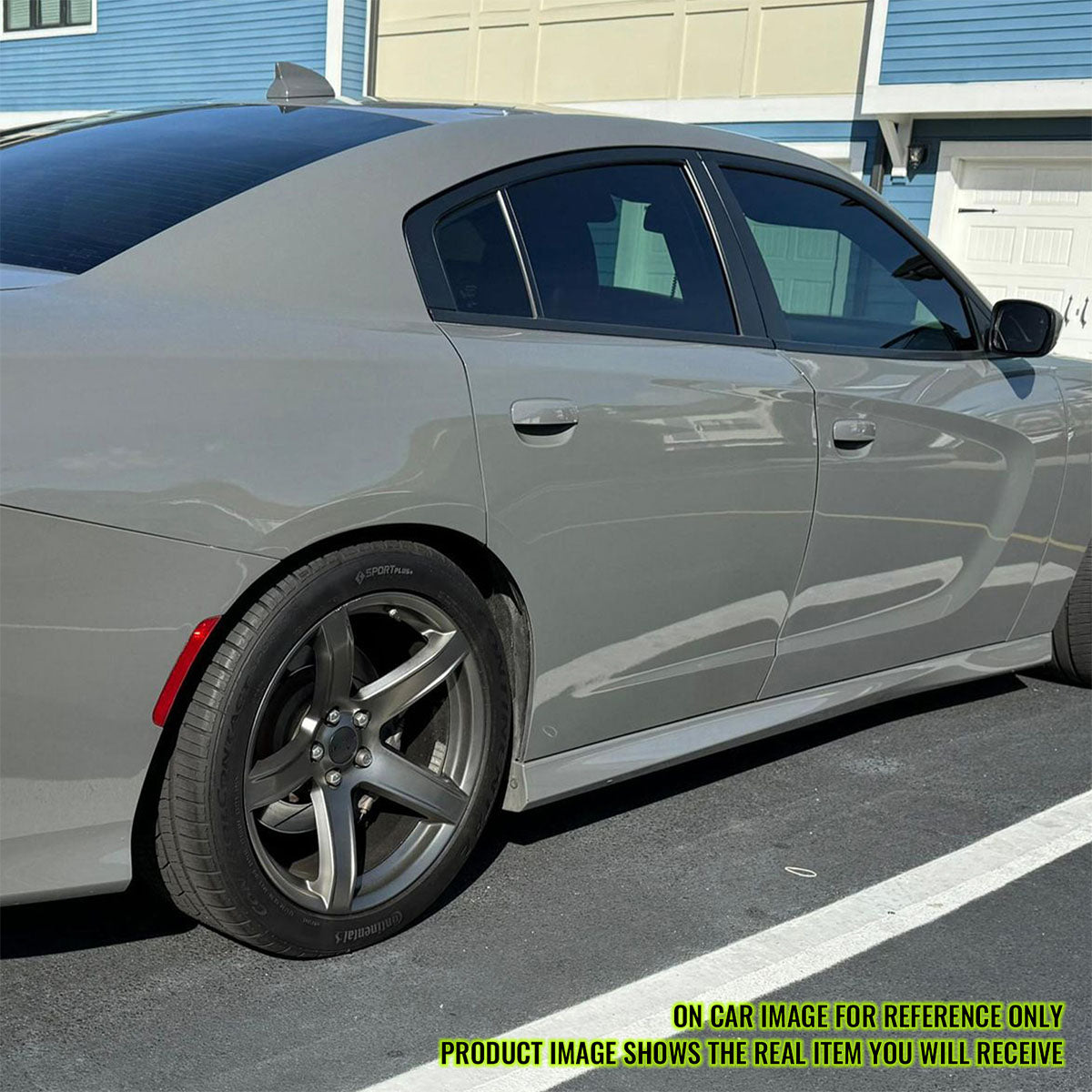 2011-2023 Dodge Charger SRT Style Side Skirt Rocker Panel Extension PP