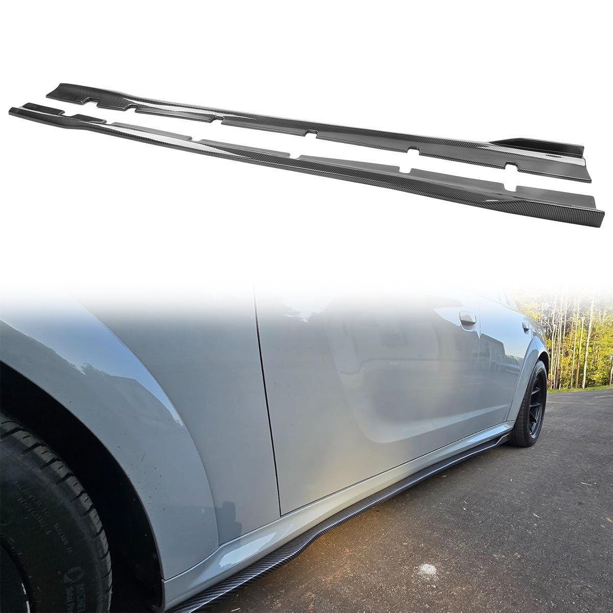 2020-2023 Dodge Charger Widebody IKON Side Skirts Panel PP