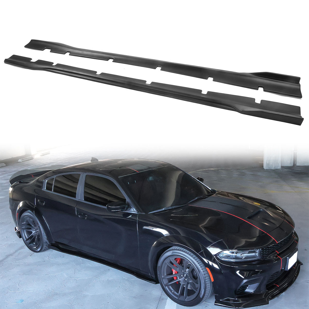 2020-2023 Dodge Charger Widebody IKON Side Skirts Panel PP