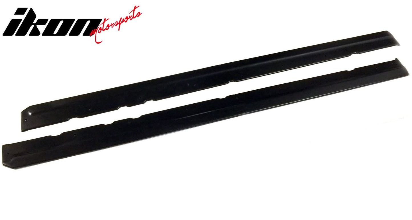 Universal Side Skirts 75" x 5" CDC Style Unpainted BlackÂ Rocker Panel