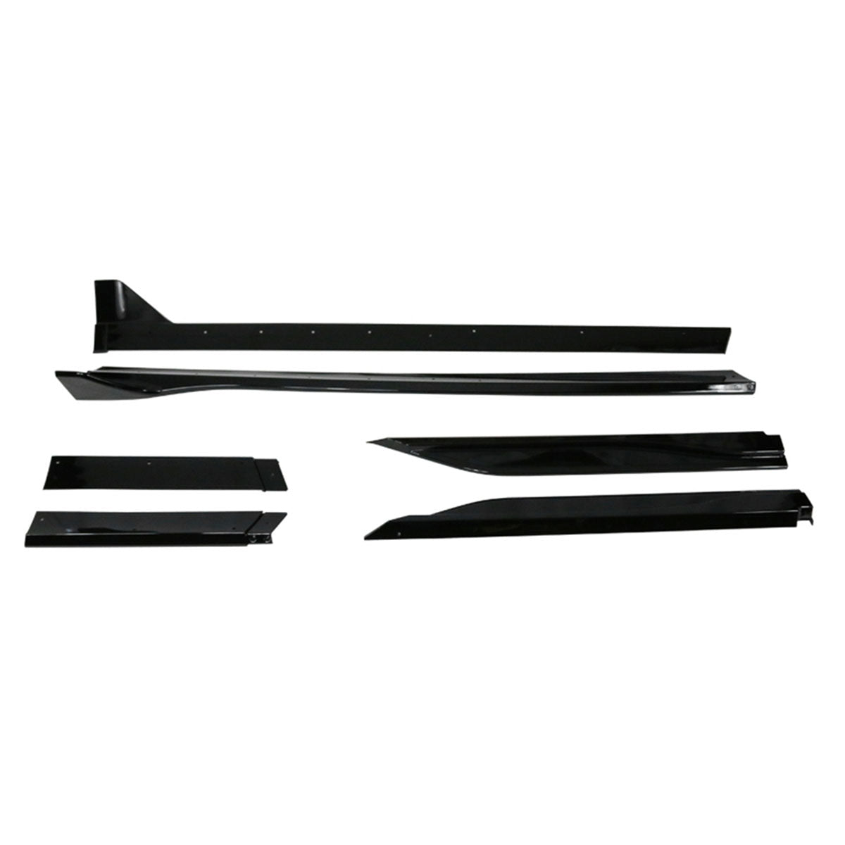 2005-2014 Ford Mustang GT500 Style Side Skirts ABS 2PC