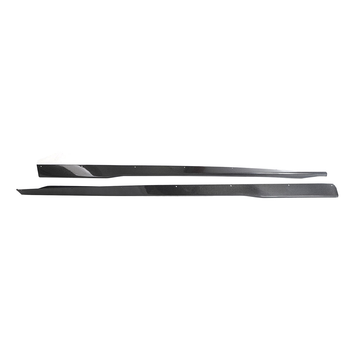2024-2025 Ford Mustang OE Style 2PCS Side Skirts Panel Carbon Fiber CF