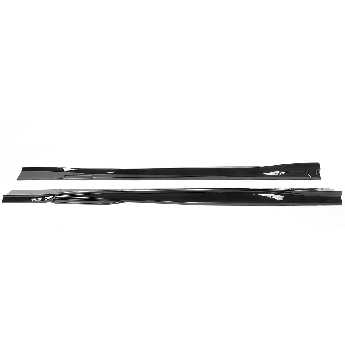 2021-2024 Ford Mustang Mach-E Gloss Black Side Skirts Rocker Panel PP
