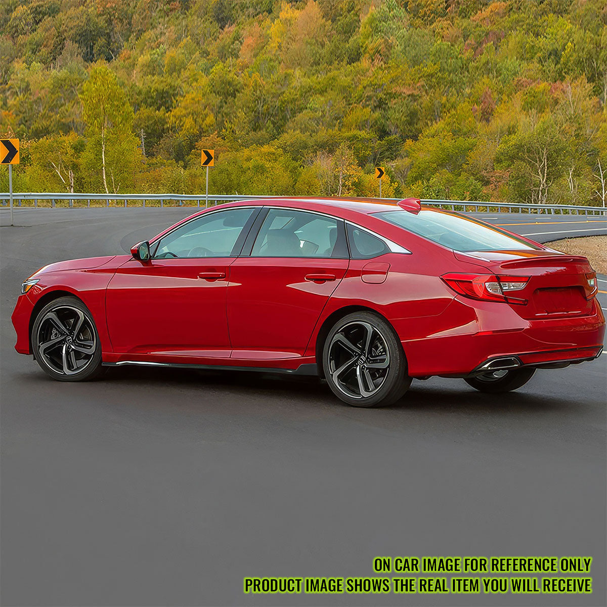 2018-2022 Honda Accord Side Skirts Extension ABS Carbon Fiber Print