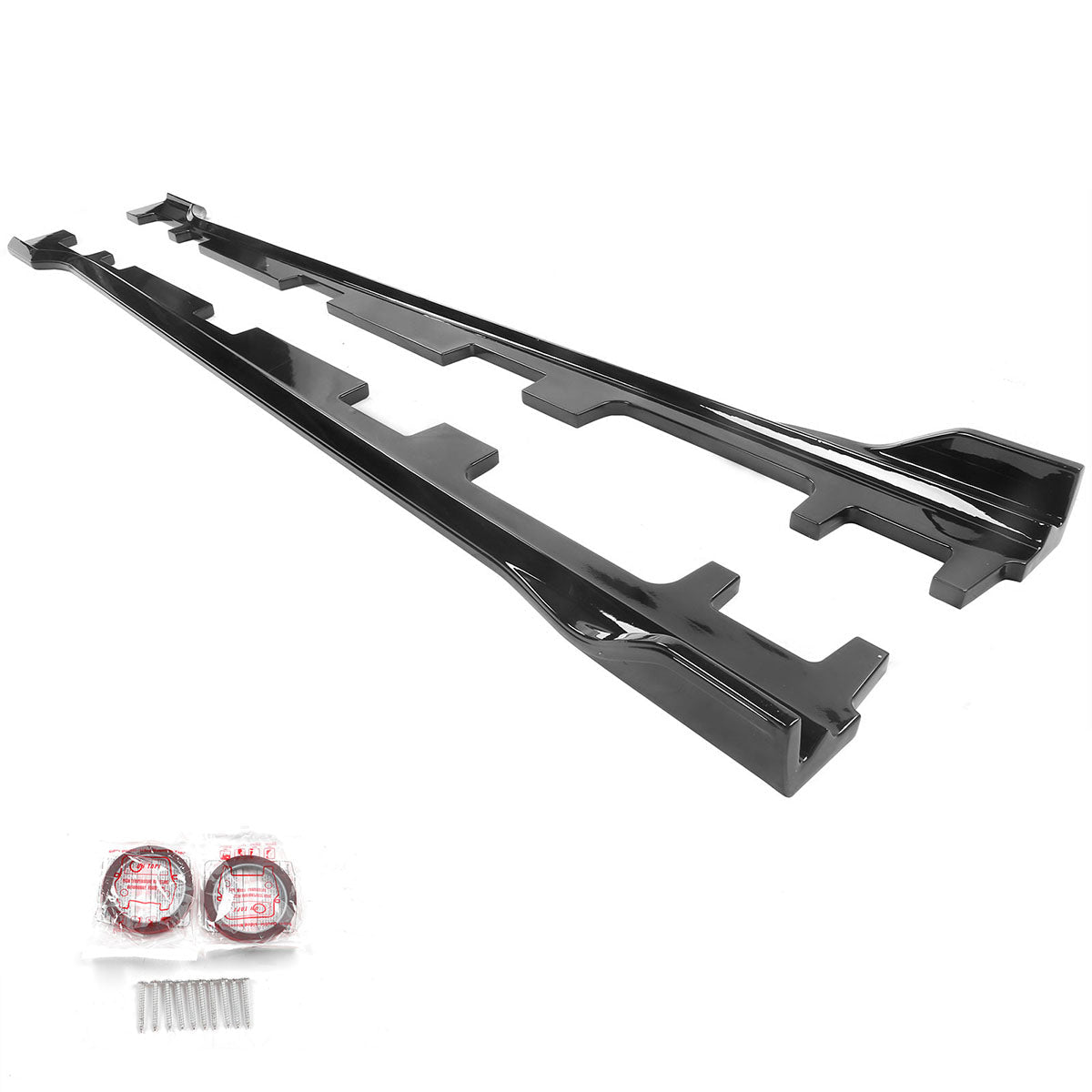 2018-2022 Honda Accord Side Skirts Extension Rocker ABS Gloss Black