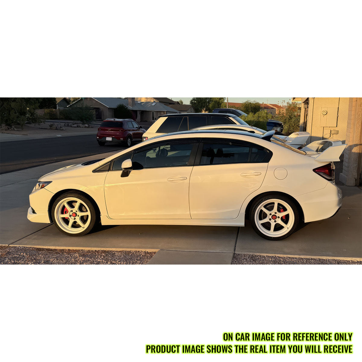 2012-2015 Honda Civic Sedan MD Style Side Skirts Rocker Panels PP