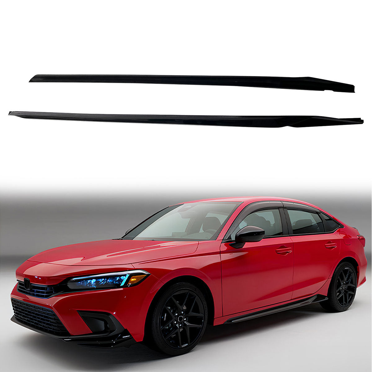 2022-2023 Honda Civic 11th 4Dr HPD Style Side Skirt PP 2PC