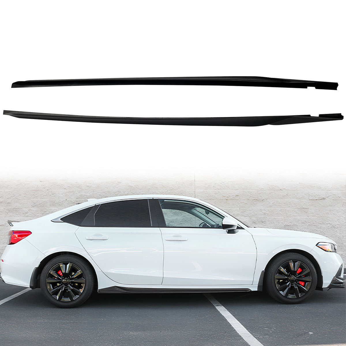 2022-2023 Honda Civic 11th 4Dr HPD Style Side Skirt PP 2PC