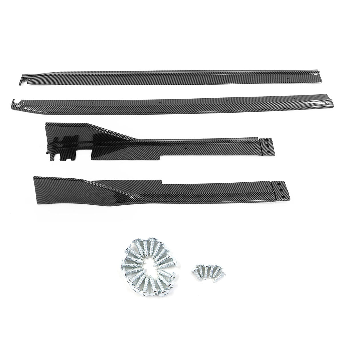 2022-2025 Honda Civic 11th Type R Side Skirts Rocker Panel Matte Black