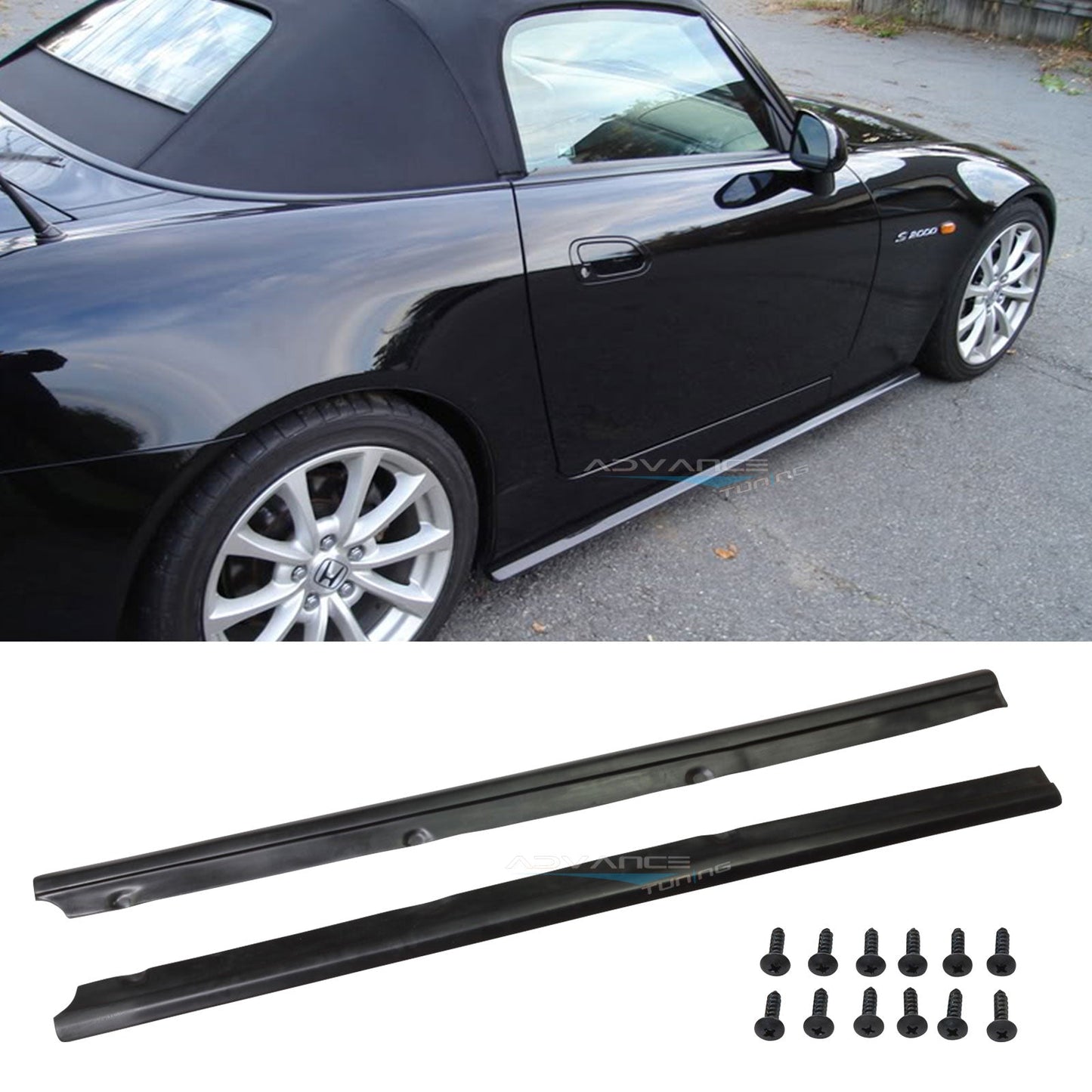 2000-2009 Honda S2000 S2K AP2 DF Style Side Skirts Bottomline Lip PU