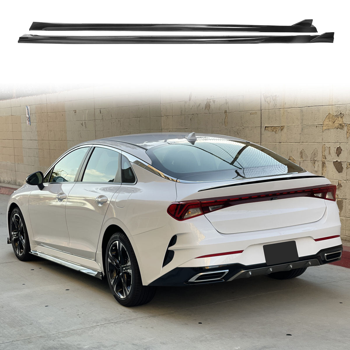2021-2025 Kia K5 Side Skirts Adro Style Rocker Pannel PP