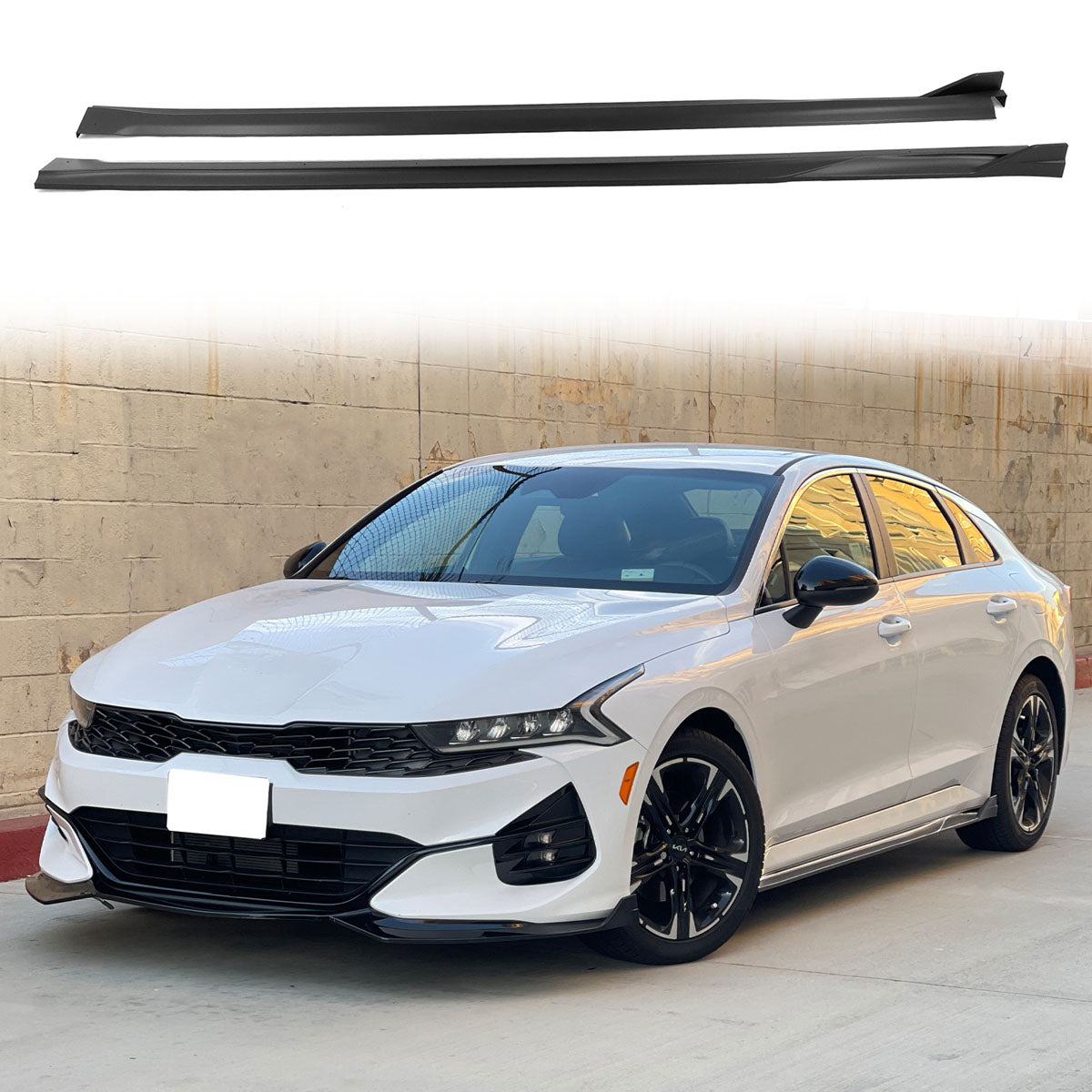 2021-2025 Kia K5 Side Skirts Adro Style Rocker Pannel PP