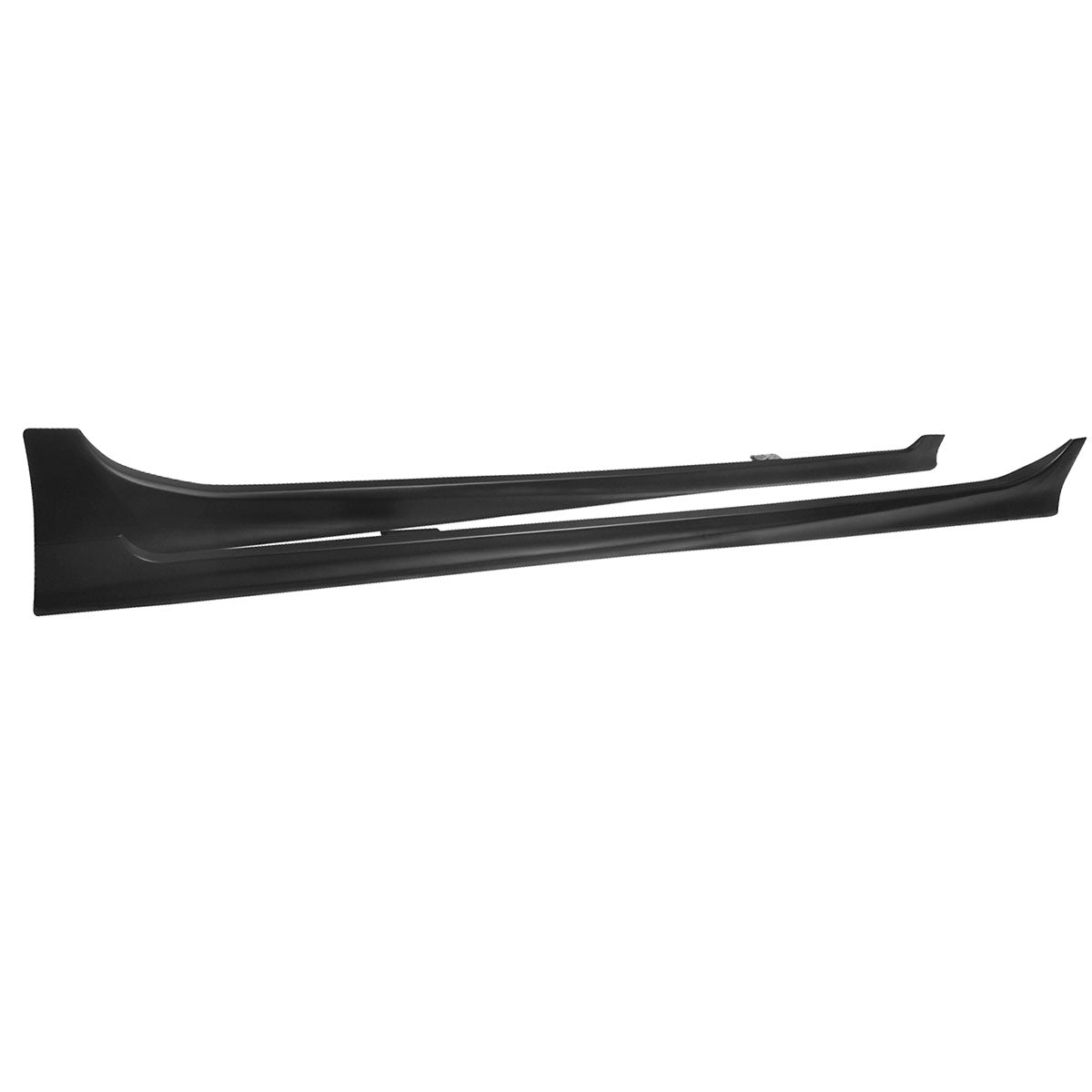 2013-2018 Lexus ES350 ES300 Unpainted Black Side Skirts Extensions PP