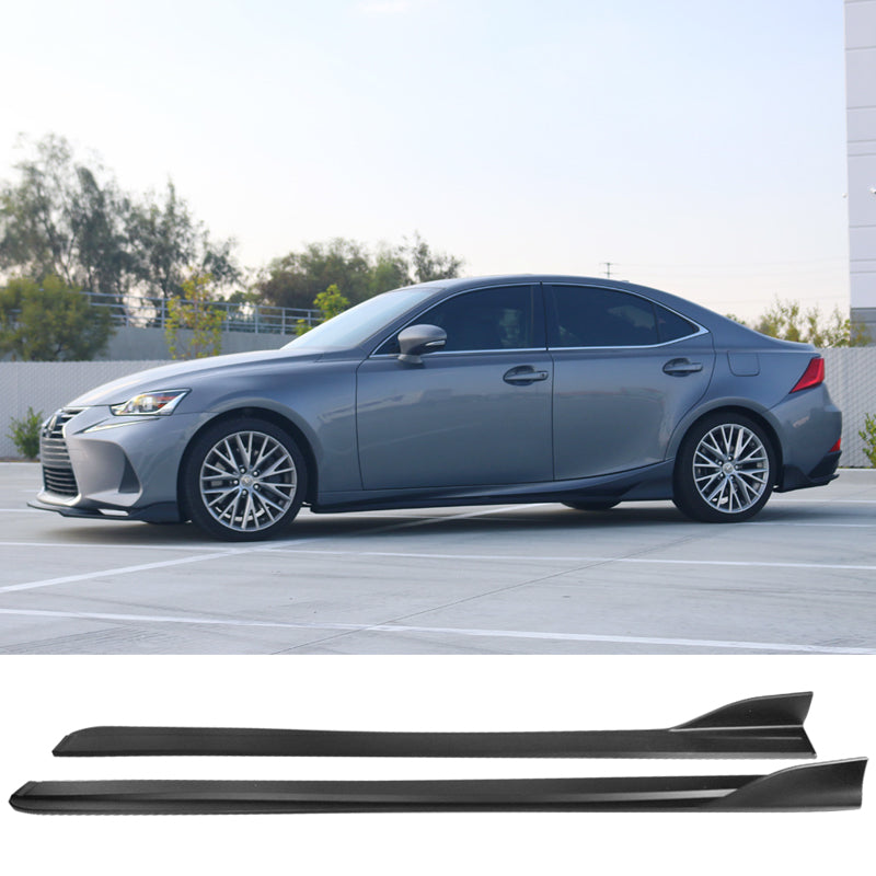 2014-2020 Lexus IS250 IS300 IS350 Matte Black Side Skirts Pannel
