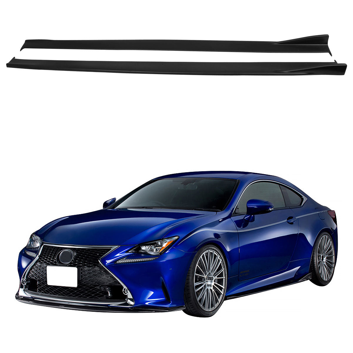 2015-2017 Lexus RC350 RC300 F Sport Silkblaze Style Side Skirt PP