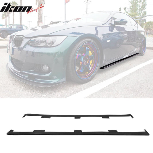 2001-2011 BMW 3-Series E46 M3 Side Skirts UL Style PU Unpainted Black