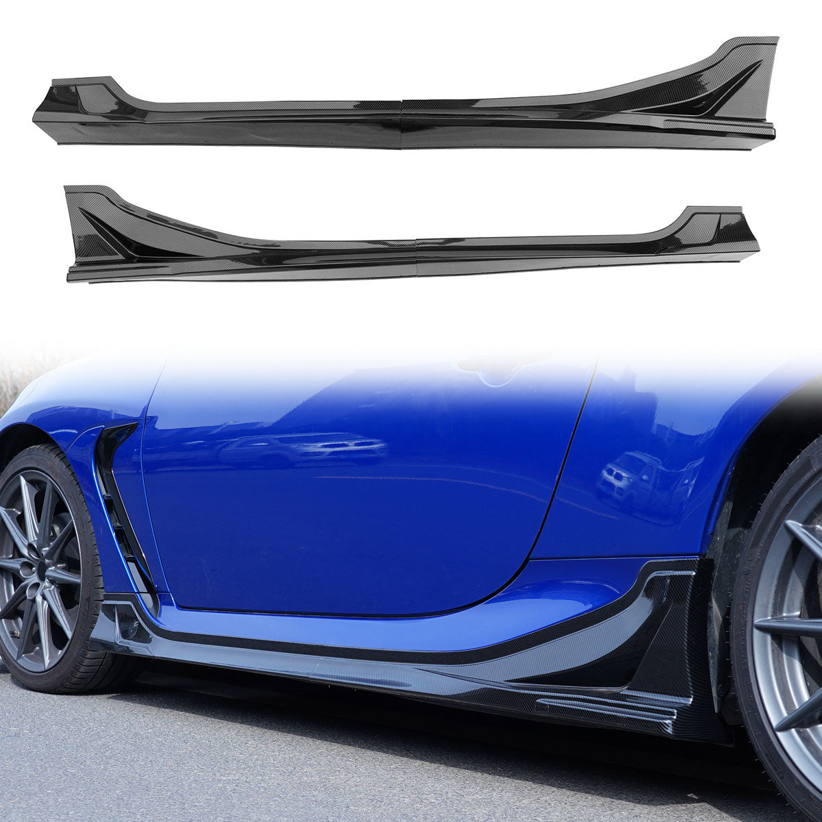 2022-2025 Subaru BRZ Toyota GR86 JDM 4PC Side Skirt