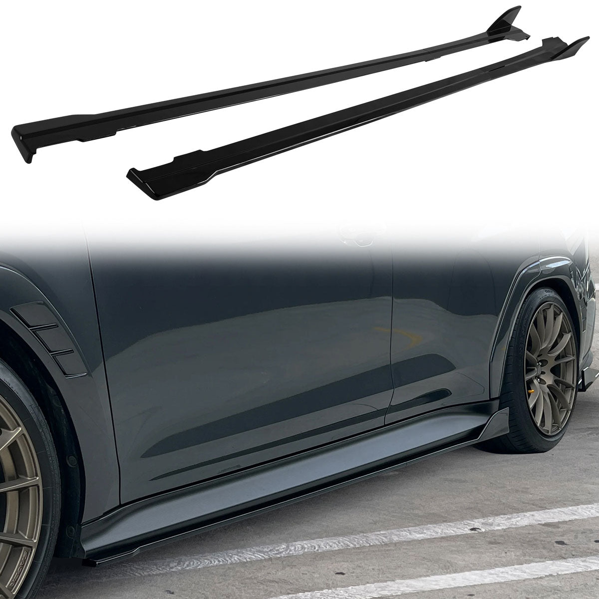 2022-2025Â SubaruÂ WRX D Style Side Skirts Extensions 4PCS
