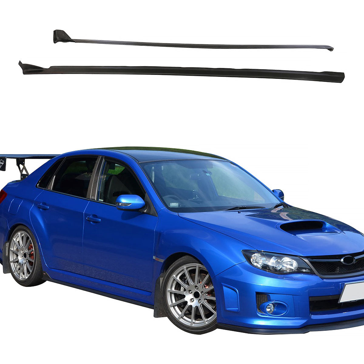 2008-2014 Subaru Impreza WRX STI S206 Style Side Skirts Pannel PU