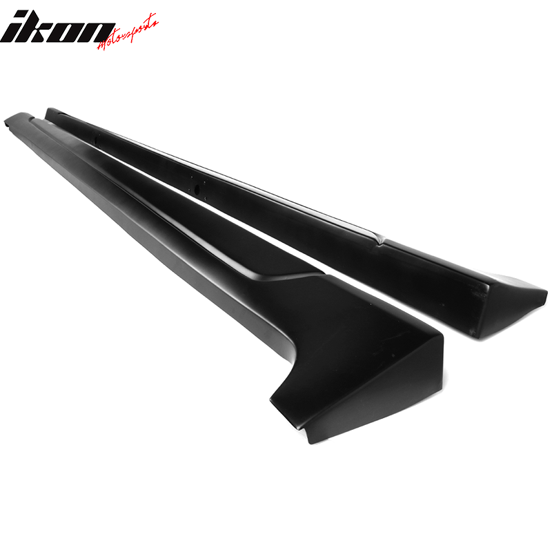 2018-2024 Toyota Camry Matte Black Side Skirt & CF Print Rocker Panel