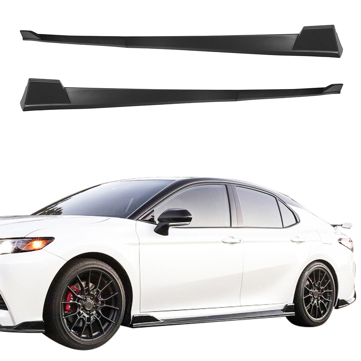 2018-24 Toyota Camry SE XSE Models TRD Style Side Skirts Rocker Panel