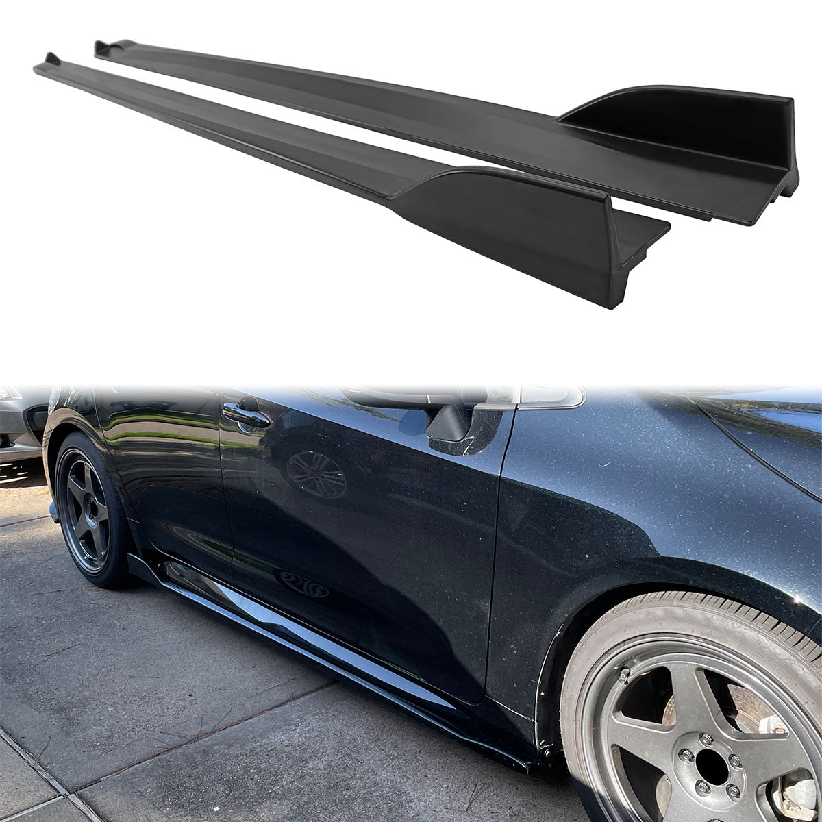 2019-2025 Toyota Corolla Hatchback T Unpainted Side Skirts Rocker Pann